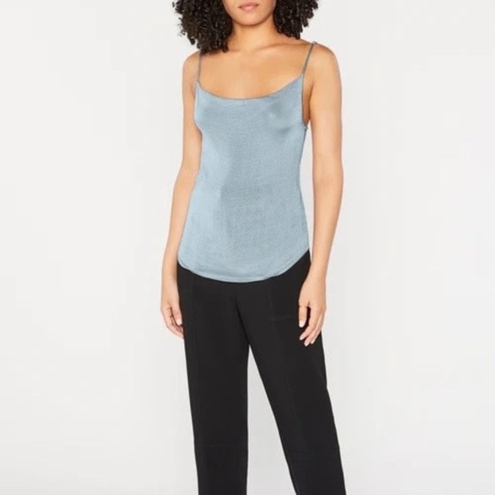 NWOT Cinq a Sept Marta Knit Cami Dream Blue Size S $245
